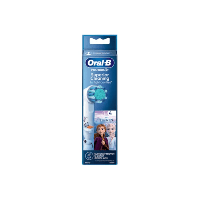 ORAL-B Kids Frozen Pro elektrinio dantų šepetėlio galvutės, 4 vnt.