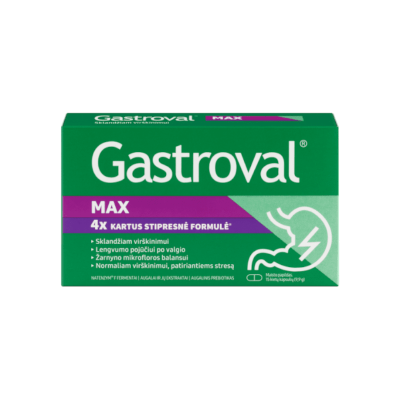 GASTROVAL® Max kapsulės, N15