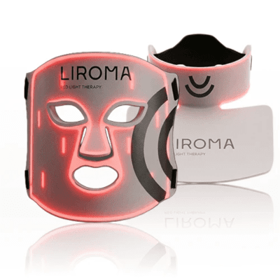 LIROMA® LED terapinė raudonos šviesos ir artimų infraraudonųjų spindulių veido, kaklo ir dekoltė zonos kaukė