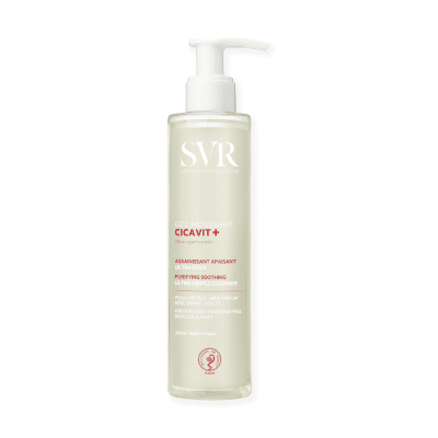 SVR CICAVIT+ GEL MOUSSANT prausiklis sudirgusiai ir pažeistai odai, 200 ml