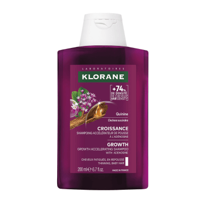 KLORANE Growth šampūnas su chininu, 200 ml