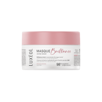 LUXEOL žvilgesio suteikianti plaukų kaukė, 200 ml