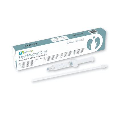 HyaRegen Gel rezorbuojamasis sąaugų barjerinis gelis, 10 ml
