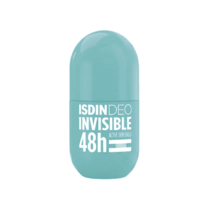 ISDIN DEO rutulinis antiperspirantas nepaliekantis žymių INVISIBLE 48H, 50 ml