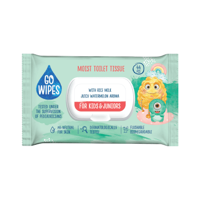 GOWIPES Kids&Juniors Drėgnas tualetinis popierius, N44
