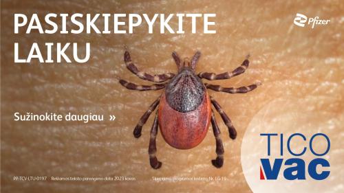 TicoVac vakcina nuo erkinio encefalito