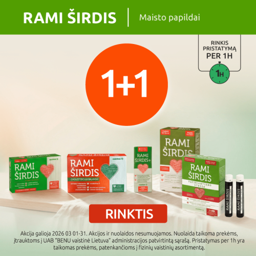 Rami širdis 1+1