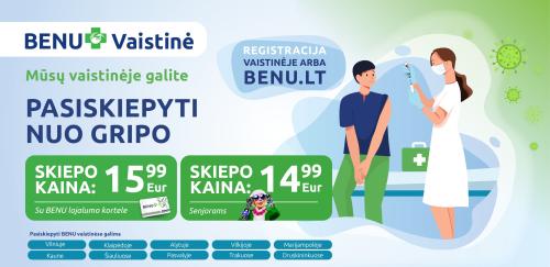 Pasiskiepykite nuo gripo