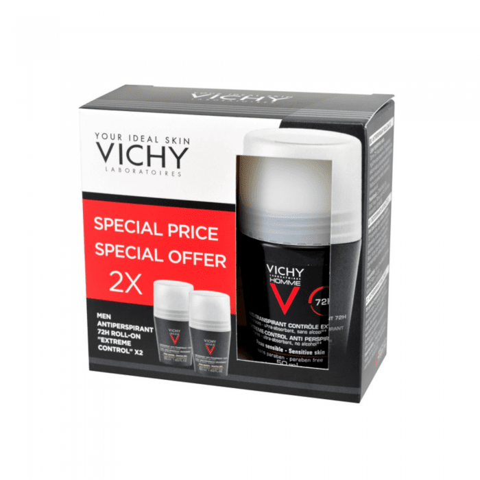 VICHY dezodorantų antiperspirantų rinkinys vyrams HOMME, 50 ml, N2