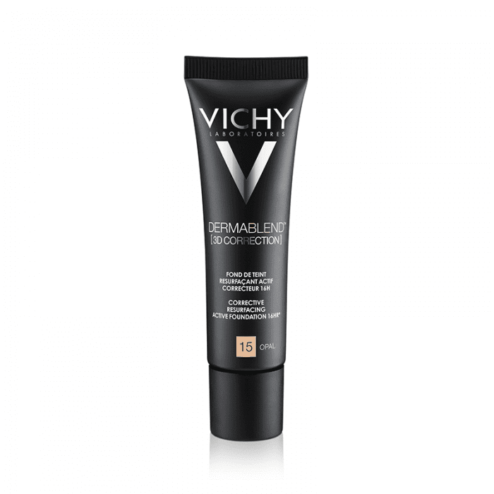 VICHY koreguojamasis makiažo pagrindas DERMABLEND 3D, Nr. 15, SPF 25, 30 ml