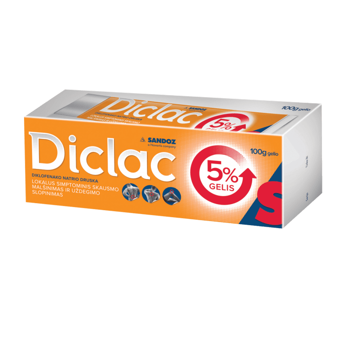 Diclac 5% gelis 100 g