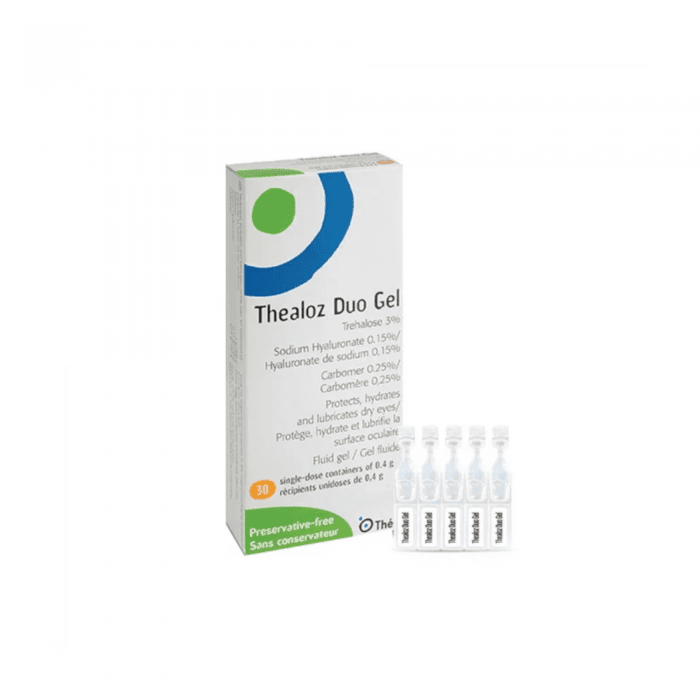 Thealoz Duo geliniai akių lašai 0,4 g N30 