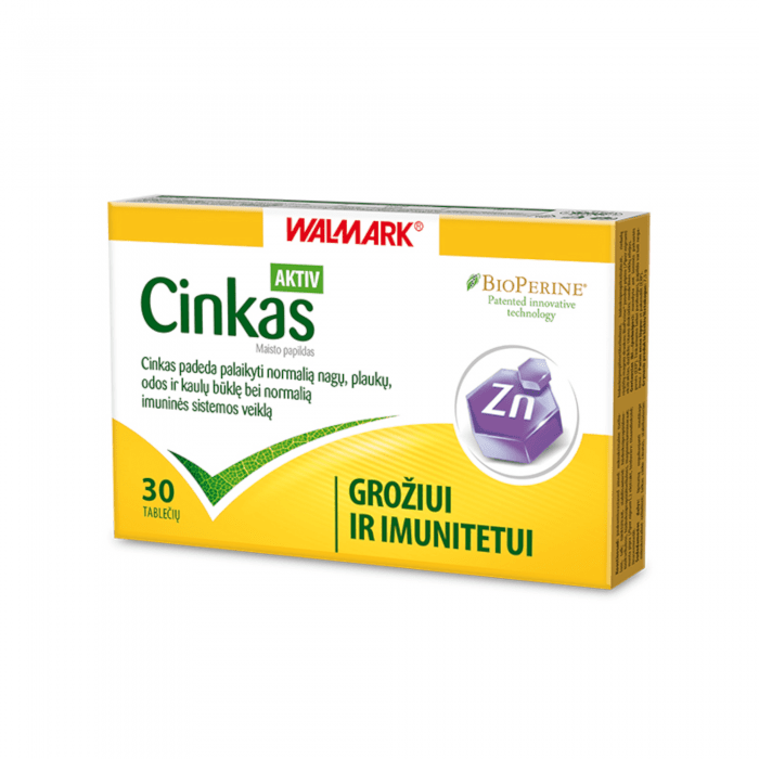 WALMARK Cinkas Aktiv tabletės N30