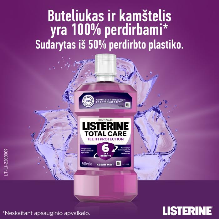 LISTERINE burnos skalavimo skystis TOTAL CARE 500 ml