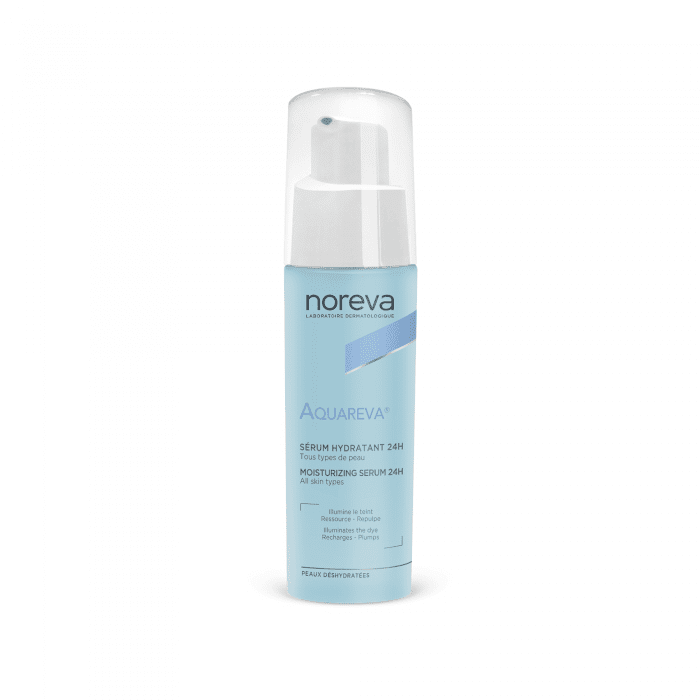 NOREVA 24 val. intensyviai drėkinantis veido serumas AQUAREVA 30 ml