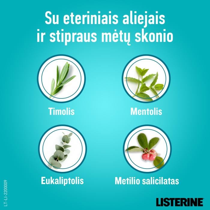LISTERINE burnos skalavimo skystis mėtų skonio COOLMINT 95 ml
