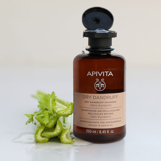 APIVITA šampūnas esant sausoms pleiskanoms 250 ml 
