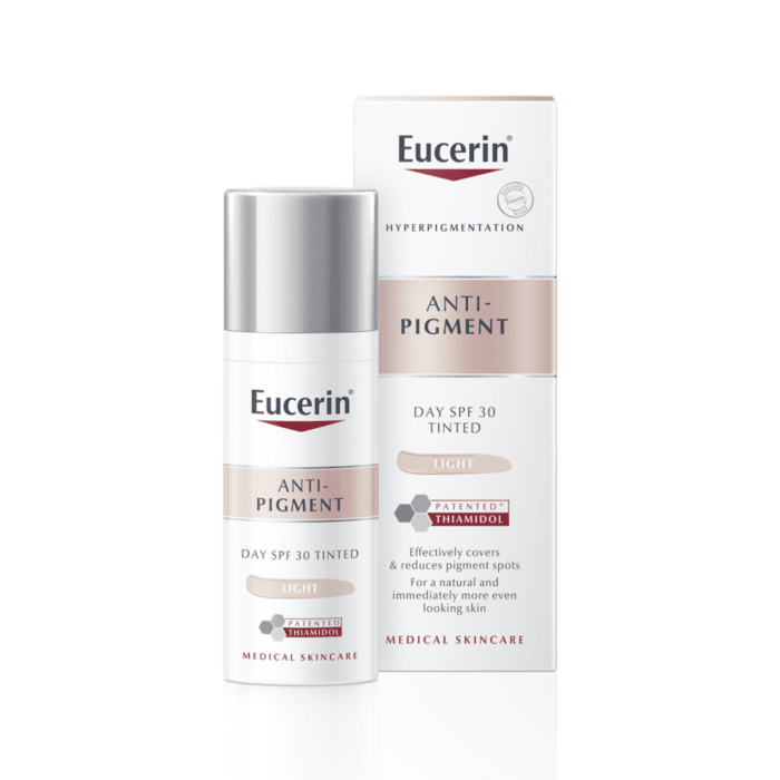 EUCERIN dieninis veido kremas su spalva (šviesi) ANTI-PIGMENT SPF30, 50 ml 