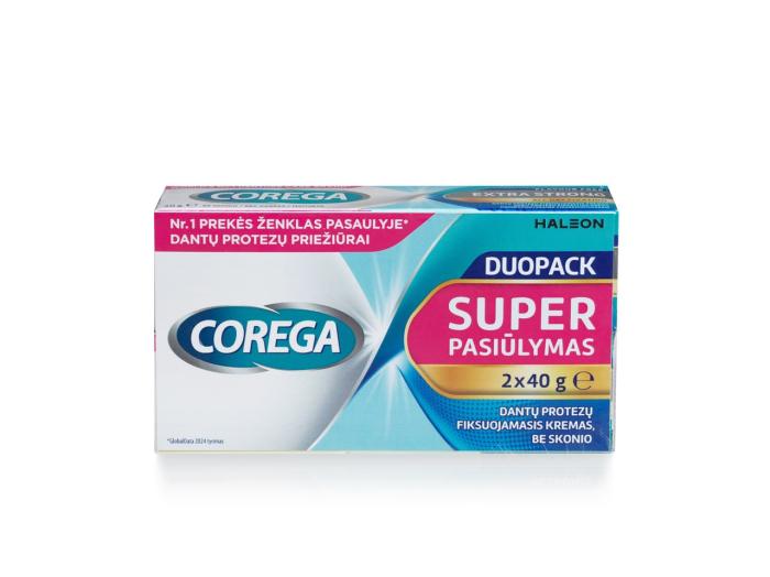 COREGA Extra Strong Flavourless fiksuojantis kremas