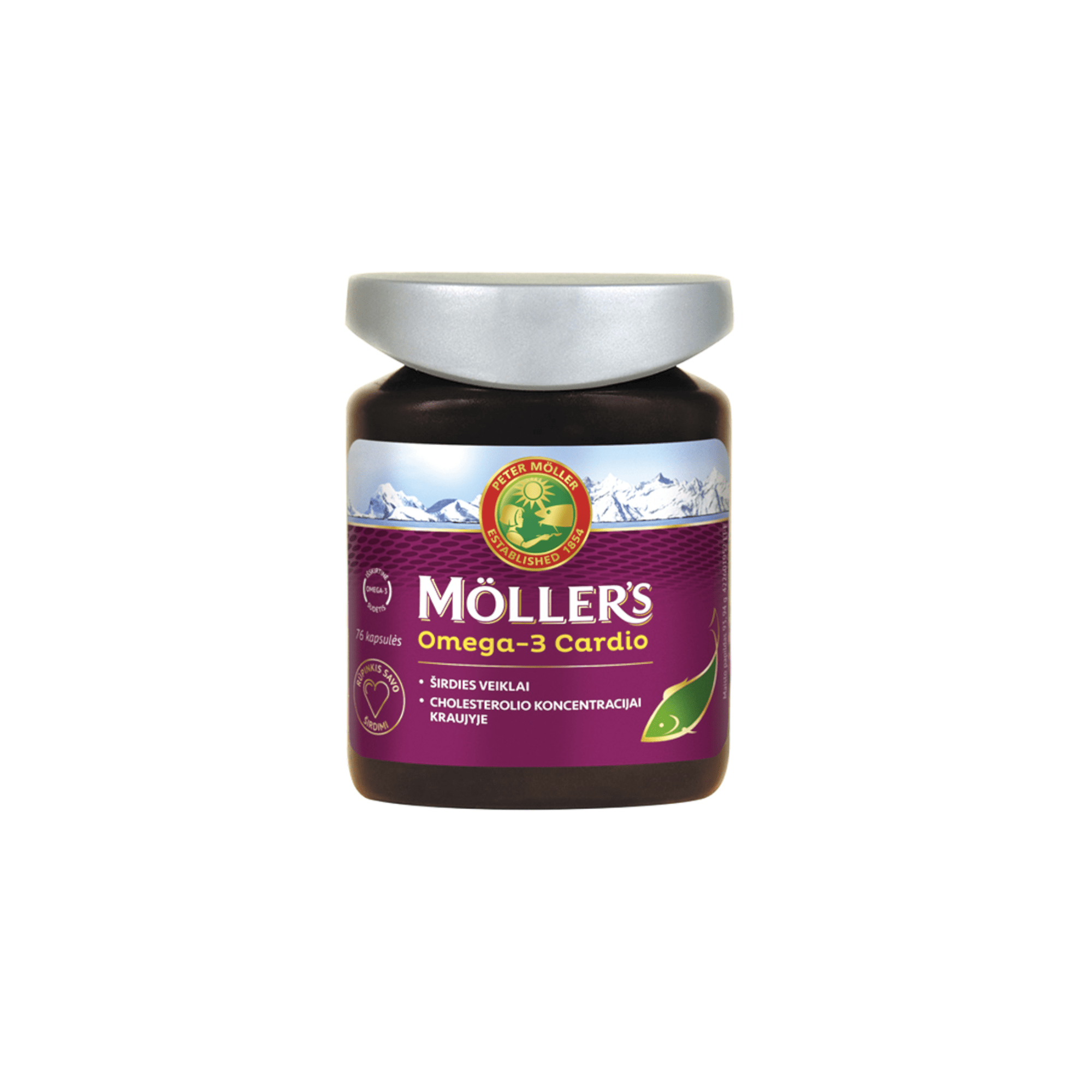 Möller's Omega-3 Cardio kapsulės N76 | BENU vaistinė in
