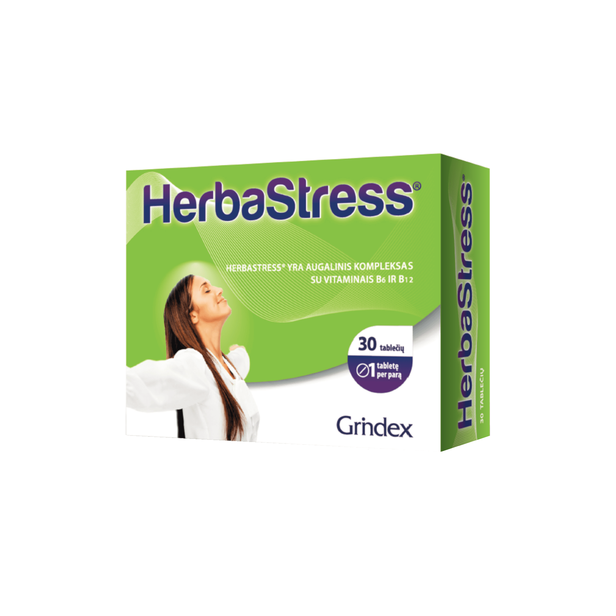 Herbastress 450 mg tabletės N30