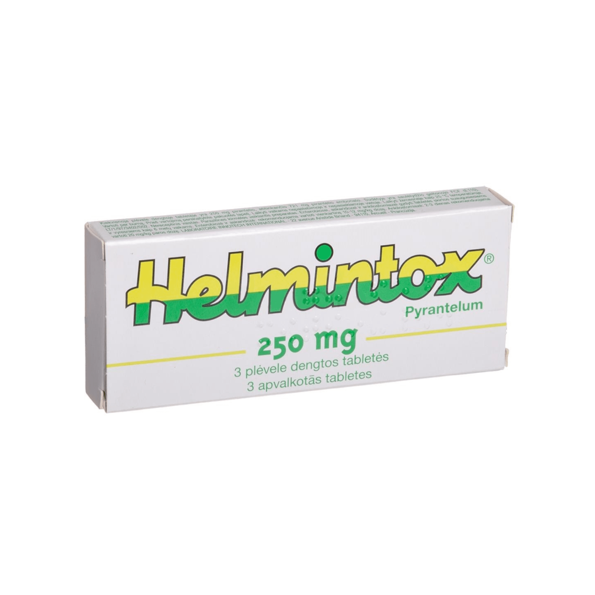 helmintox vartojimas