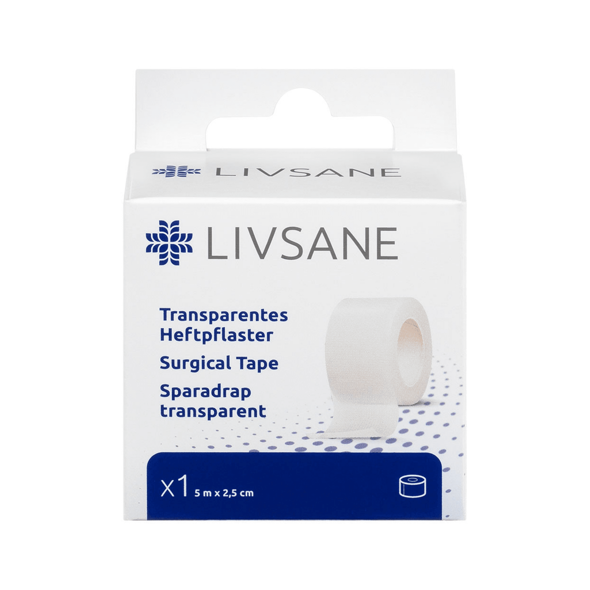 Livsane chirurginė juosta 5 m x 2,5 cm N1