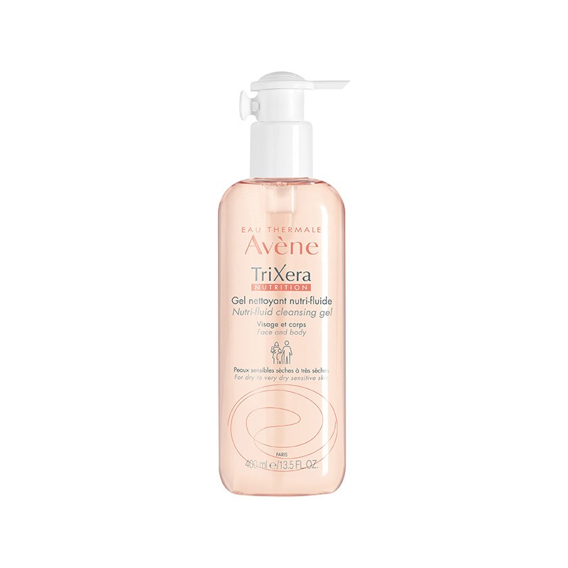 AVENE veido ir kūno prausiklis TRIXERA NUTRI-FLUID, nuo 3 m., 400 ml AVENE veido ir kūno prausiklis TRIXERA NUTRI-FLUID, nuo 3 m., 400 ml