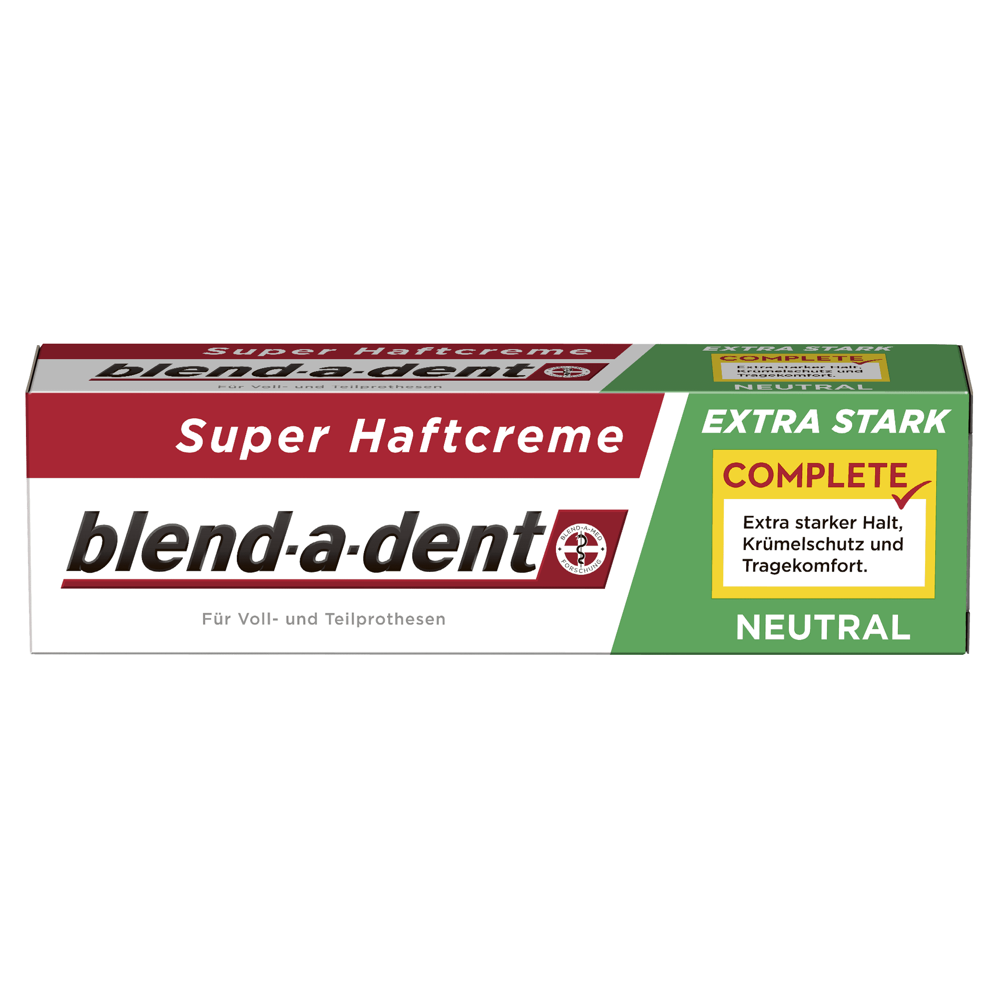 BLEND A DENT fiksuojamasis protezų kremas NEUTRAL DENTURE 47 g BLEND A DENT fiksuojamasis protezų kremas NEUTRAL DENTURE 47 g