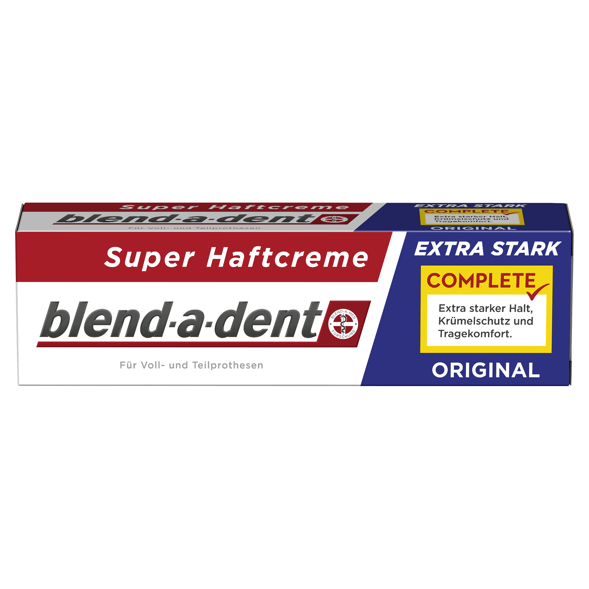 BLEND A DENT fiksuojamasis protezų kremas ORIGINAL 47 g BLEND A DENT fiksuojamasis protezų kremas ORIGINAL 47 g