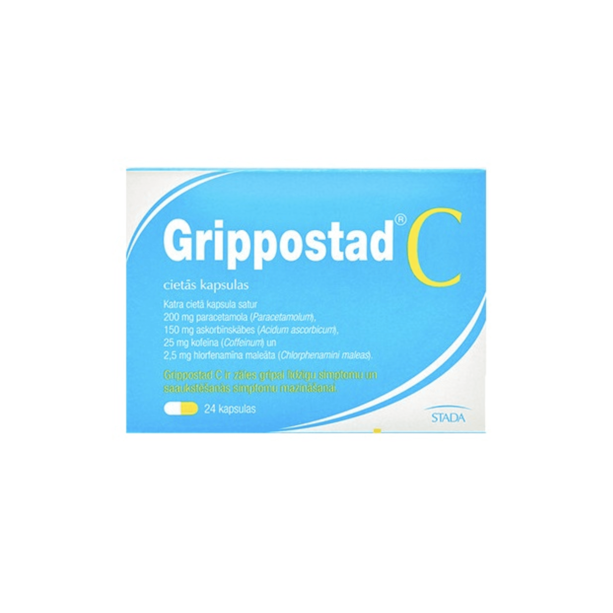 Grippostad C kietosios kapsulės N24