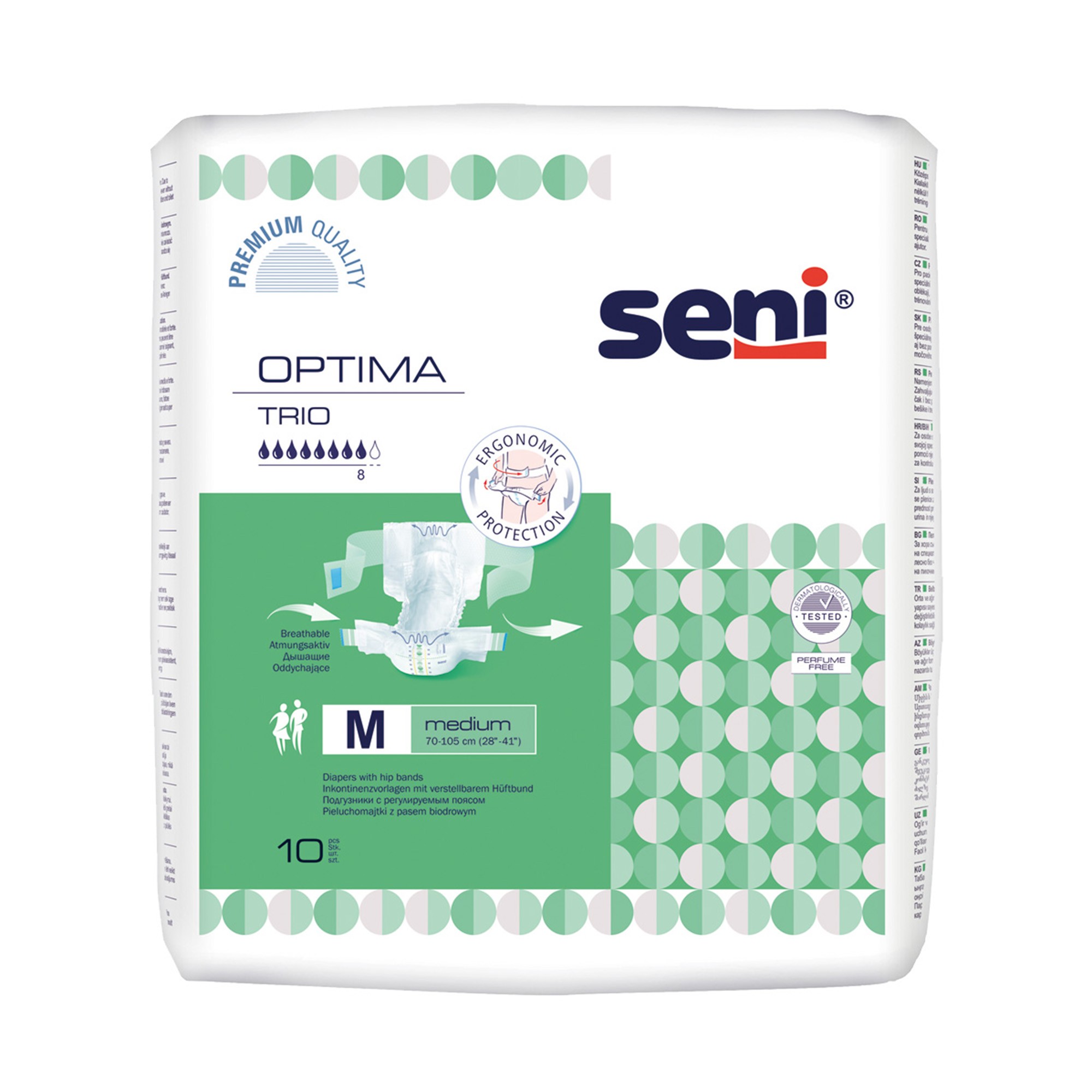 SENI SUPER TRIO Premium sauskelnės, M dydis N10