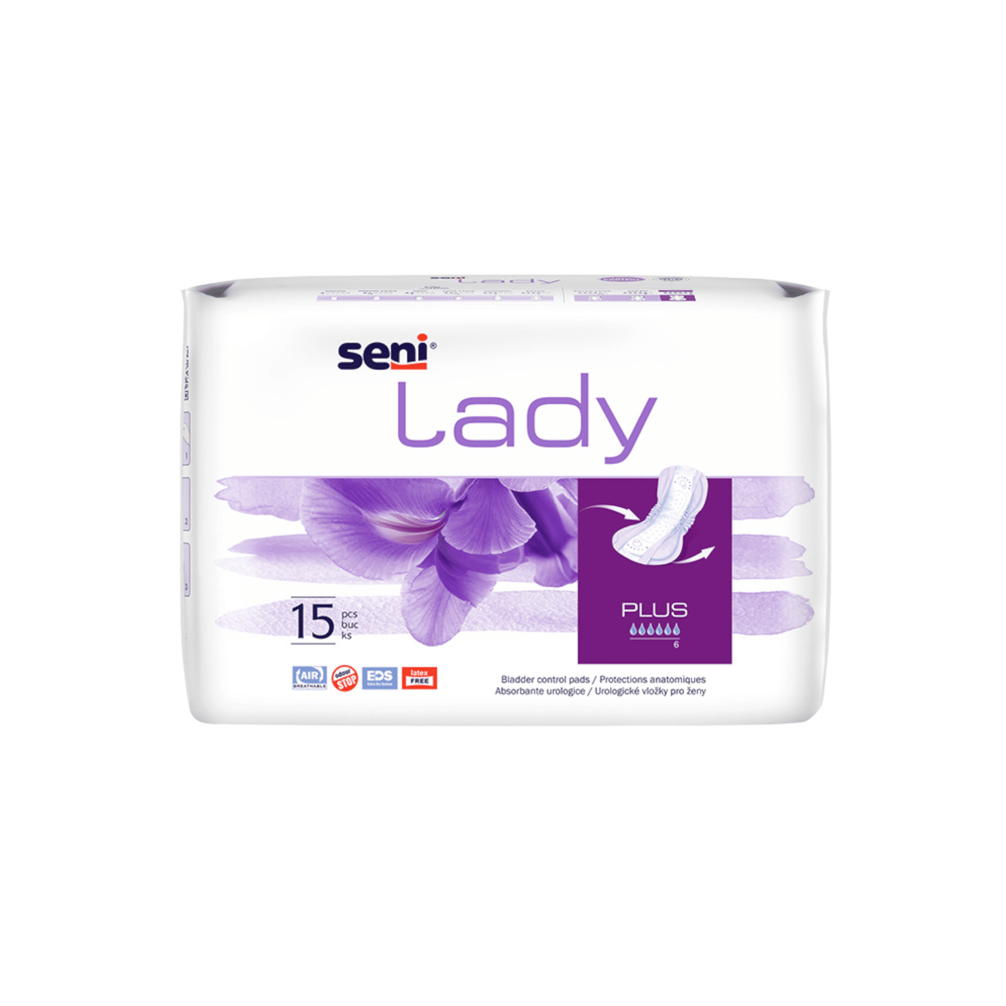SENI LADY PLUS urologiniai įklotai Uro Protect N15 SENI LADY PLUS urologiniai įklotai Uro Protect N15