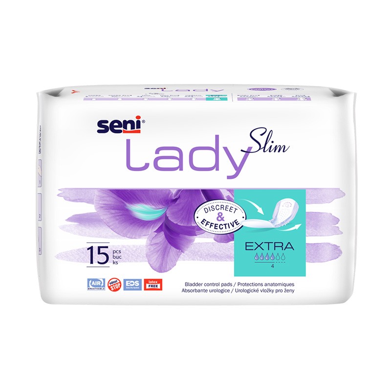 SENI LADY EXTRA urologiniai įklotai Uro Protect N15 SENI LADY EXTRA urologiniai įklotai Uro Protect N15