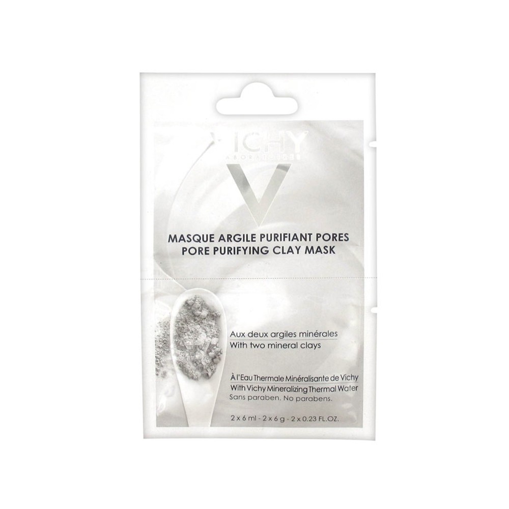 VICHY valomoji veido kaukė su moliu CLAY 6 ml, N2 VICHY valomoji veido kaukė su moliu CLAY 6 ml, N2