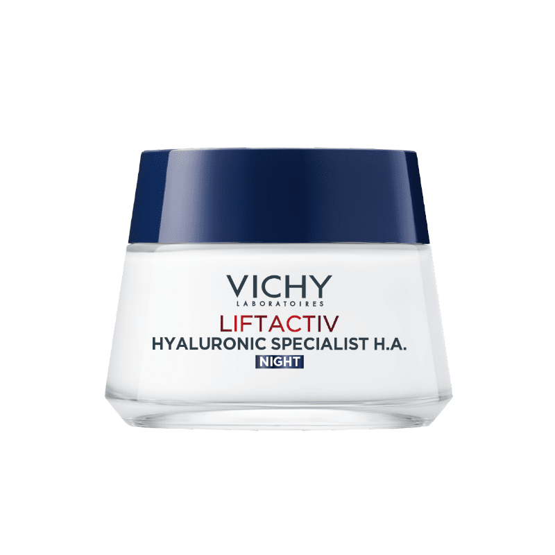 VICHY, stangrinamasis naktinis kremas, LIFTACTIV HYALURONIC SPECIALIST H.A., 50 ml