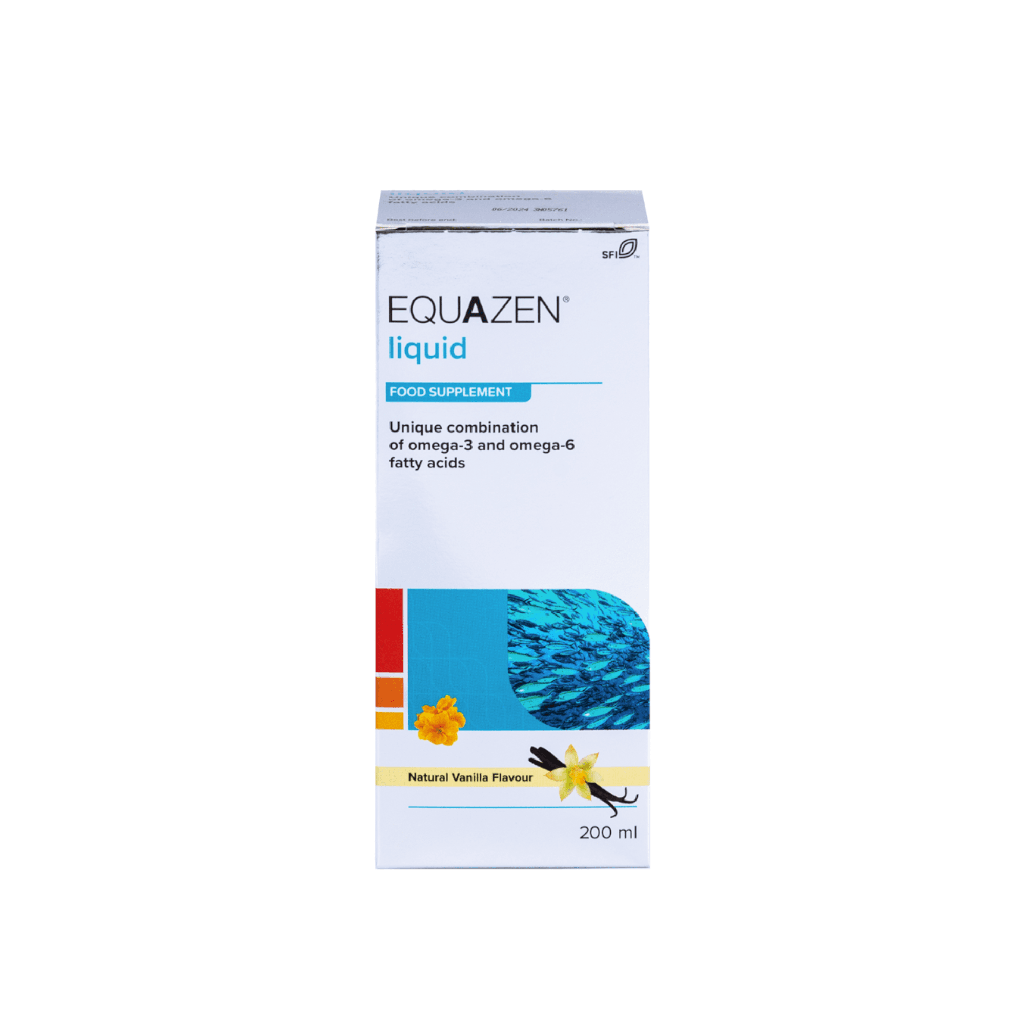 Equazen Eye Q vanilės skonio skystis 200 ml | BENU vaist