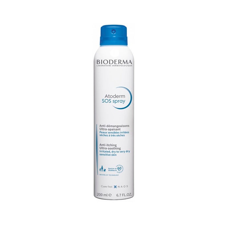 BIODERMA SOS Spray greito veikimo priemonė nuo niežėjimo ATODERM 200 ml