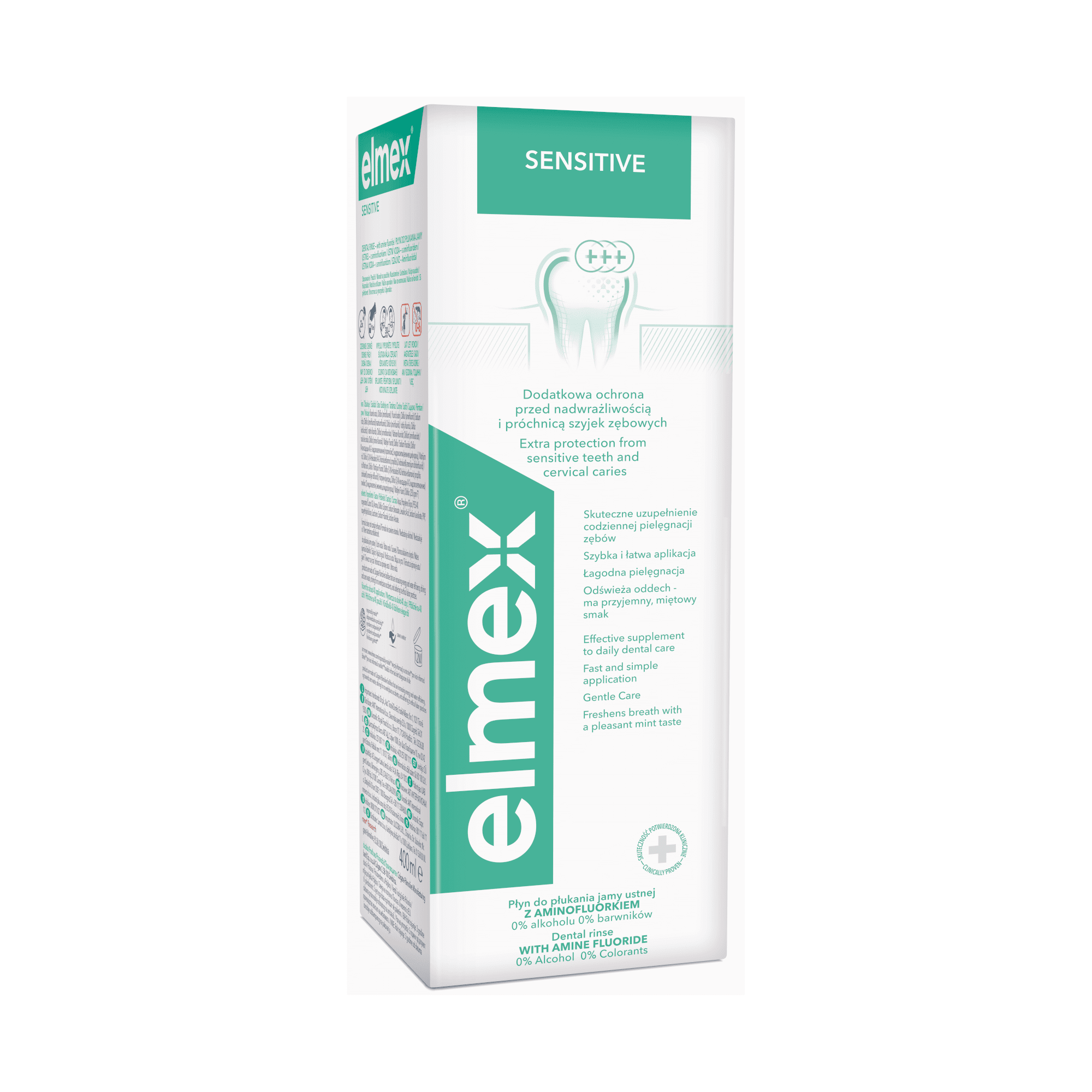 ELMEX dantų skalavimo skystis Sensitive 400 ml ELMEX dantų skalavimo skystis Sensitive 400 ml