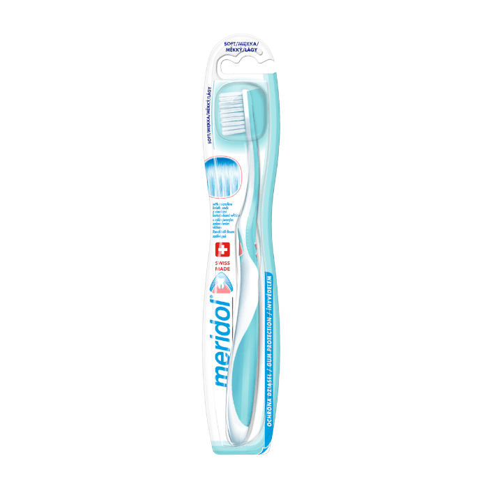 MERIDOL minkštas dantų šepetėlis dantenų apsaugai GUM PROTECTION SOFT, 1 vnt.