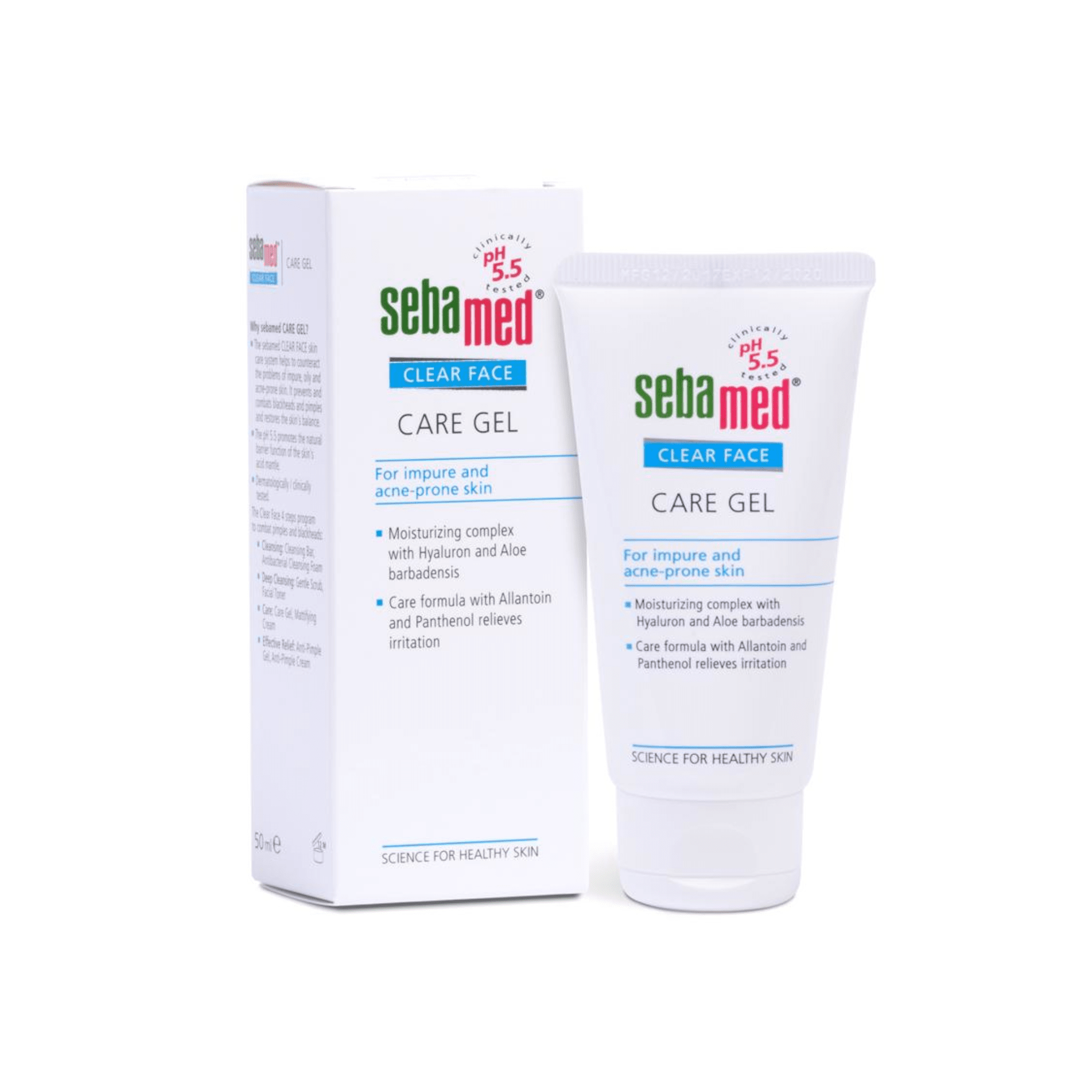 SEBAMED drėkinamoji želė veidui CLEAR FACE 50 ml SEBAMED drėkinamoji želė veidui CLEAR FACE 50 ml