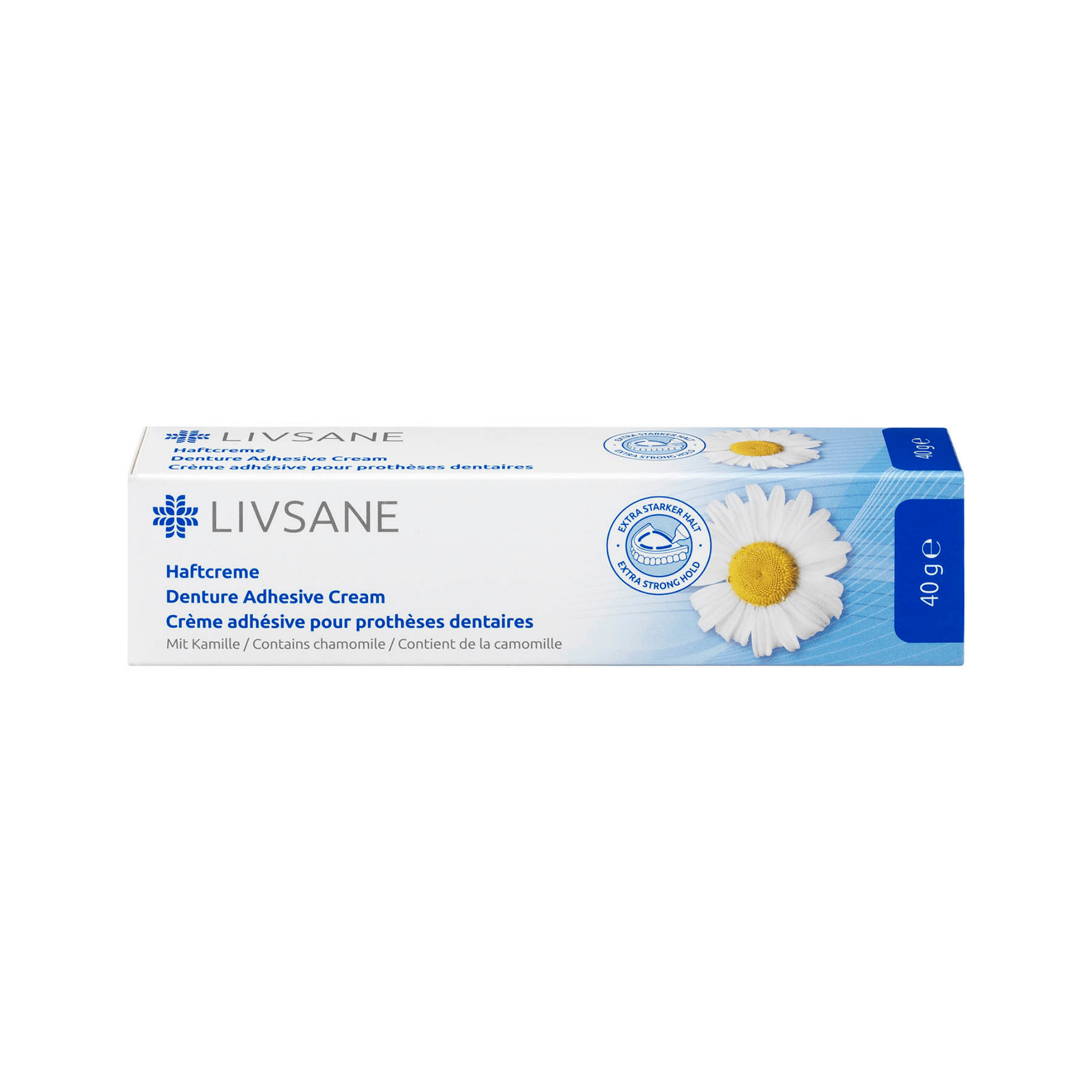 Livsane dantų protezų klijai 40 g