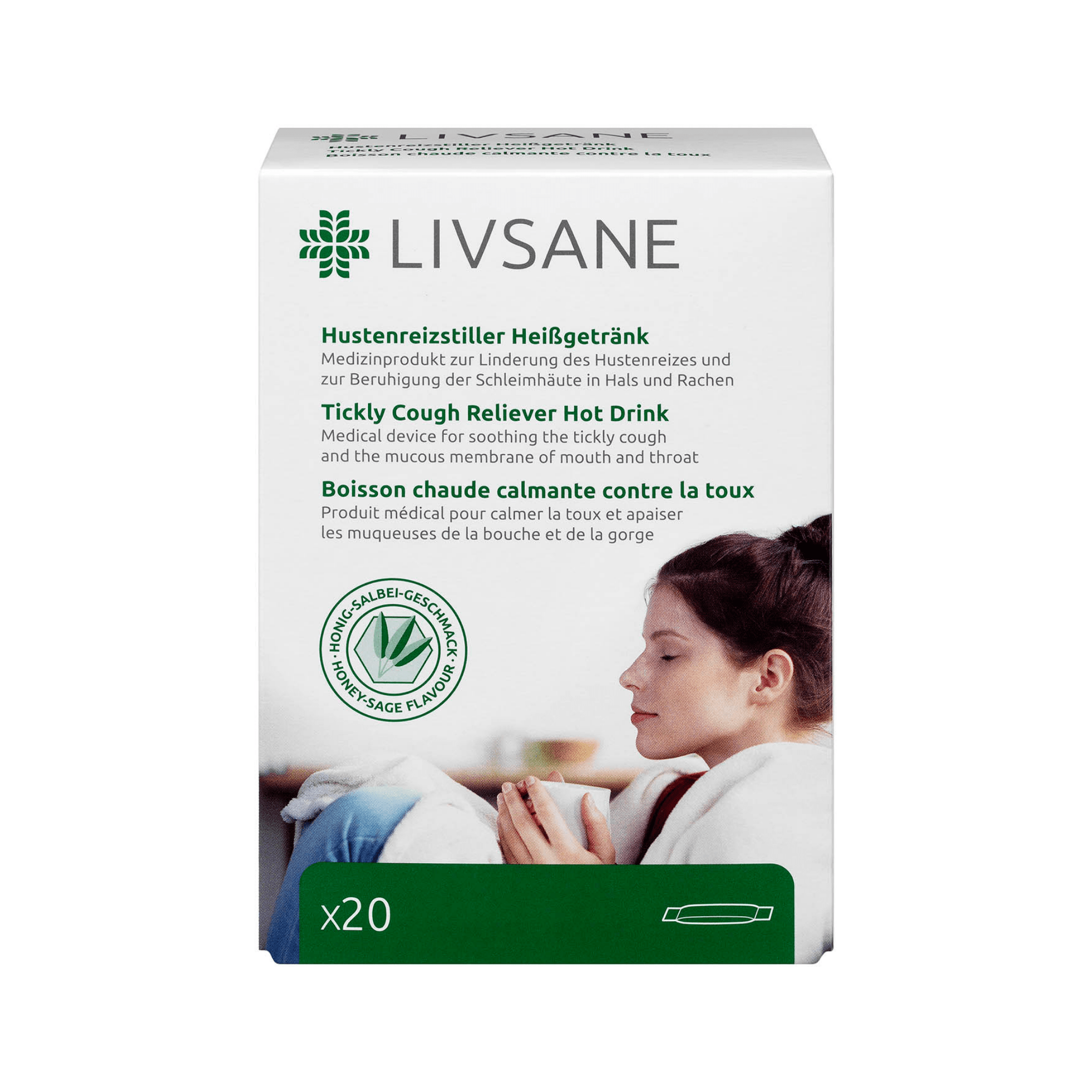 Livsane "Tickly Cough Reliever" karštas gėrimas N20