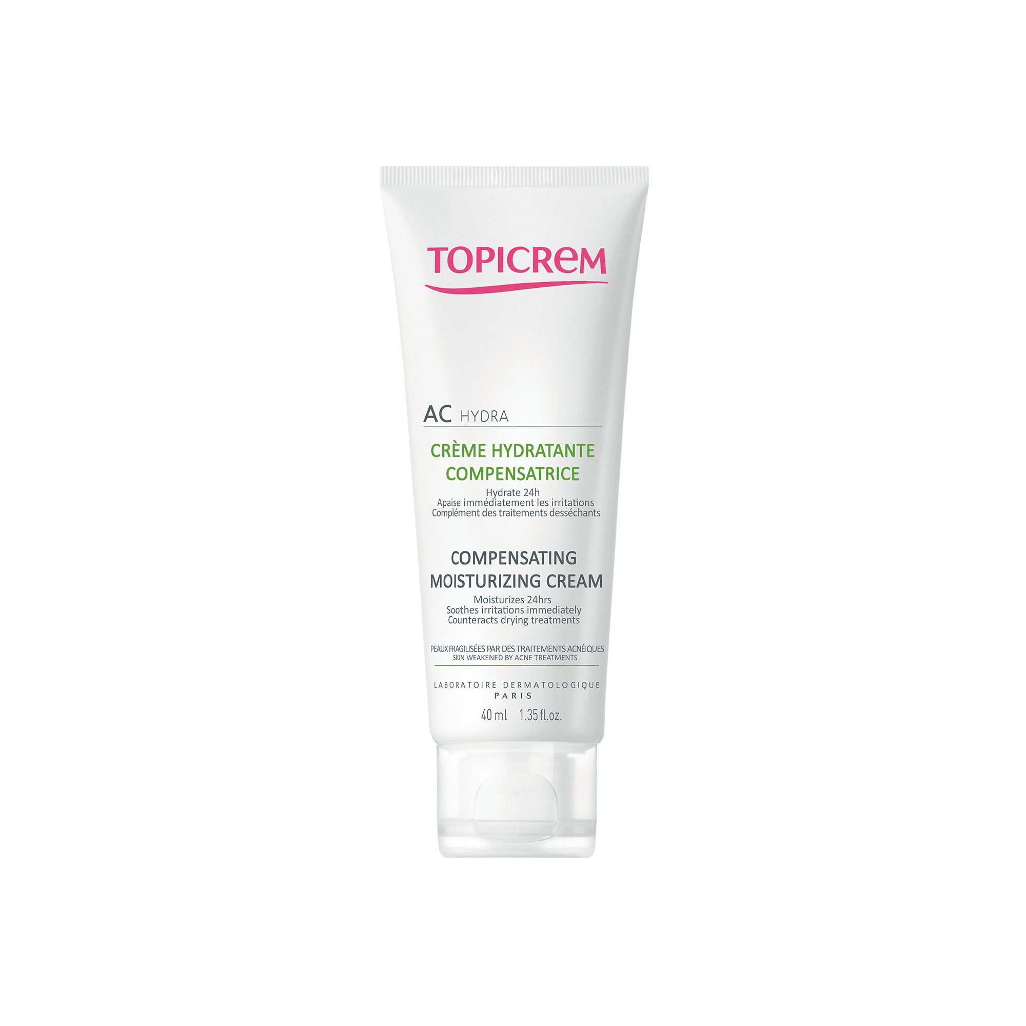 TOPICREM drėkinamasis kompensuojamasis kremas AC COMPENSATING 40 ml