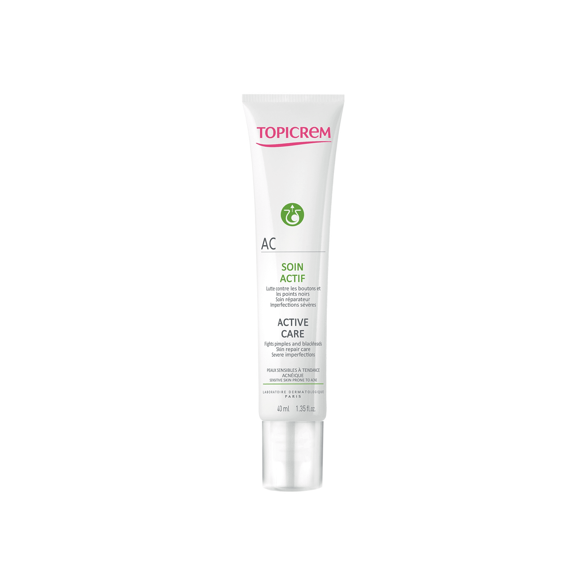 TOPICREM intensyvi priežiūra nuo spuogų AC ACTIVE CARE 40 ml