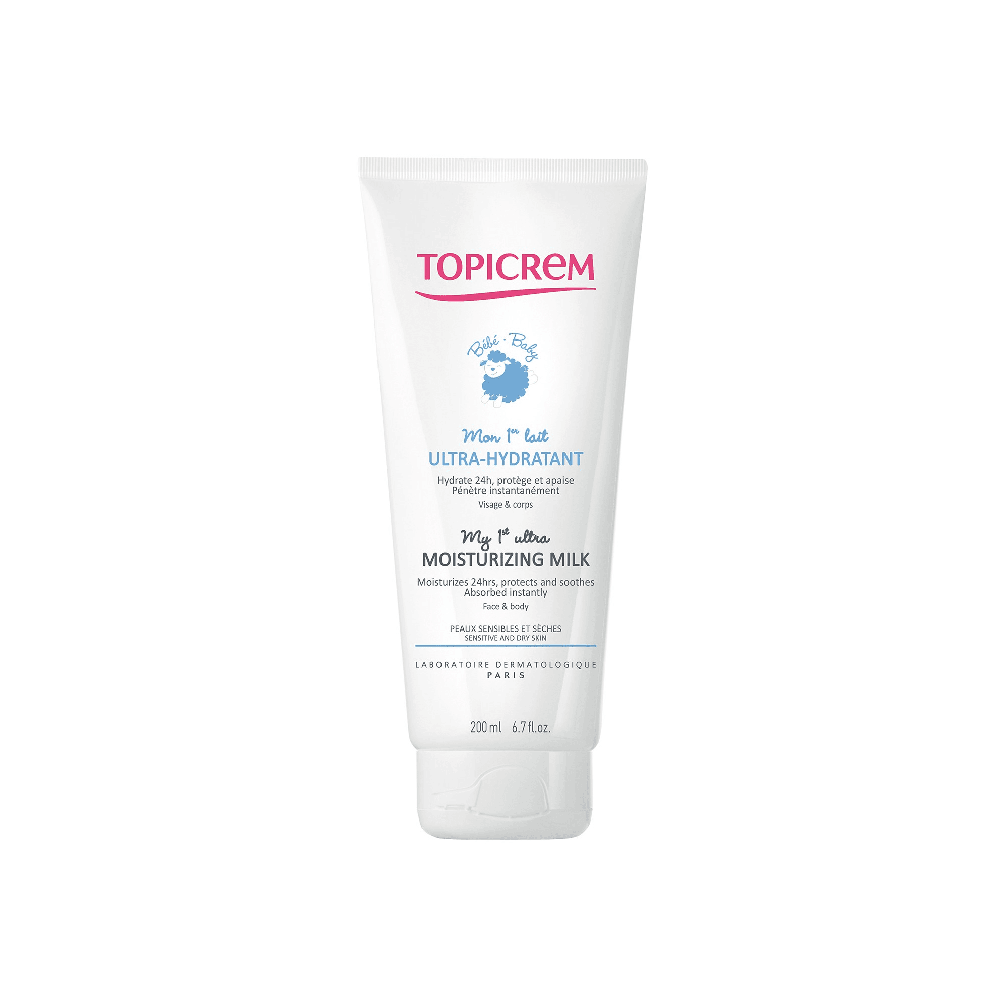 TOPICREM drėkinamasis losjonas nuo pirmų dienų BABY 200 ml