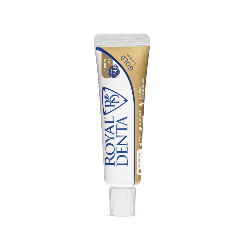 ROYAL DENTA dantų pasta su auksu dantenų stiprinimui GOLD, 30 g