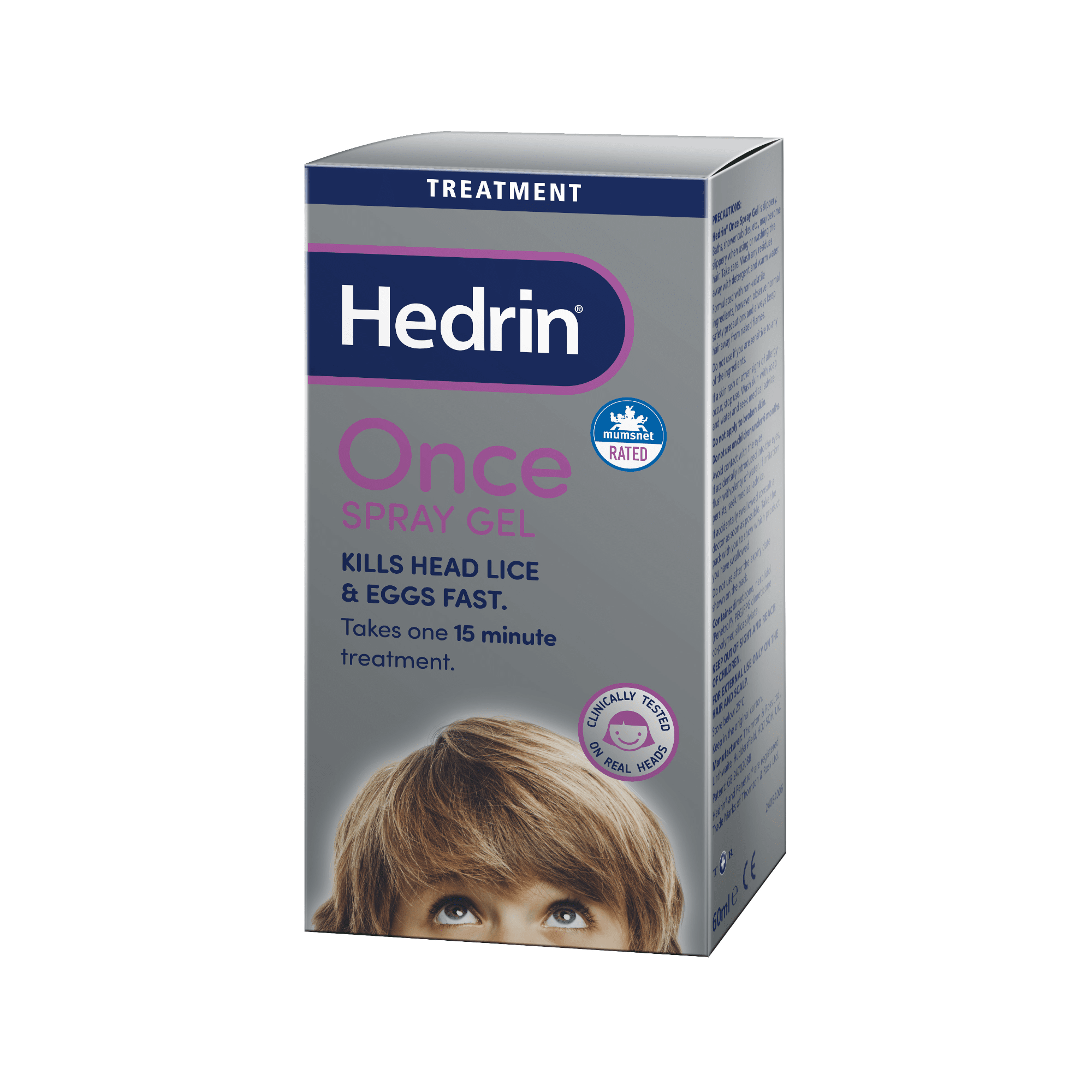 Hedrin One Spray Gel purškiamas gelis 60 ml BENU