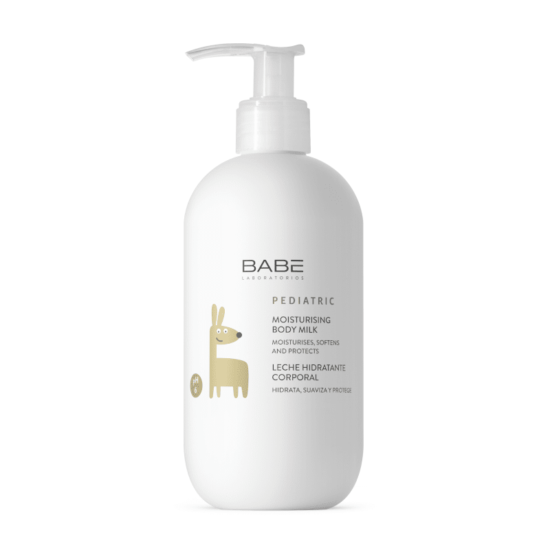 BABĒ drėkinamasis kūno pienelis PEDIATRIC, 500 ml