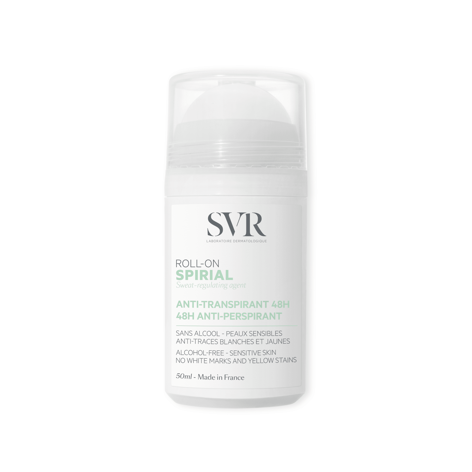 SVR rutulinis antiperspirantas nuo prakaitavimo SPIRIAL ROLL-ON 50 ml